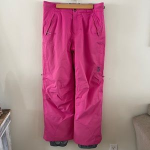 Ladies’ Mountain Hardware pink ski pants